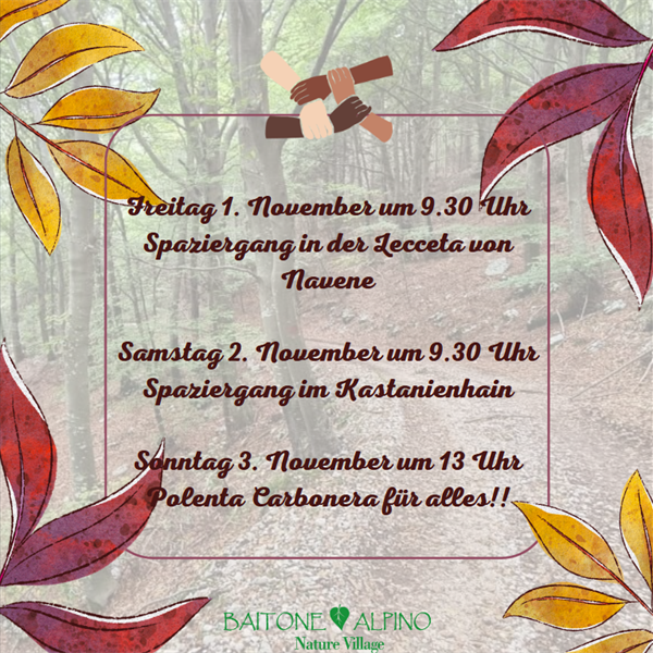 Weekend Colori e Sapori d'Autunno
